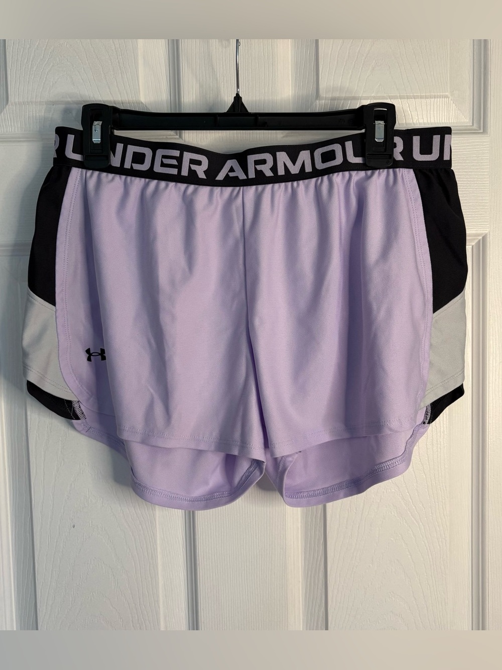 Under Armour Lavender and Black Women's Athletic Shorts